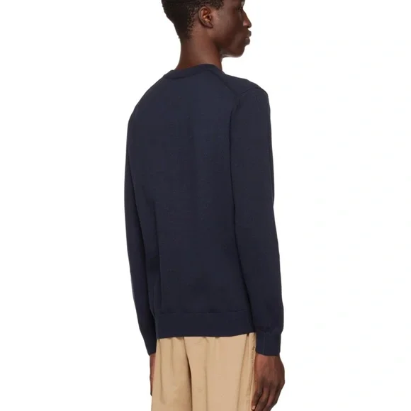 LACOSTENavy V-Neck Sweater